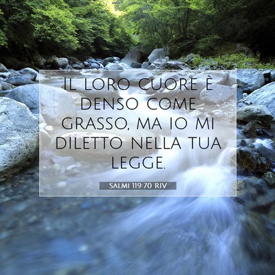 Salmi 119:70 Versetto della Bibbia Spiegato