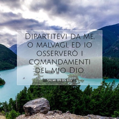 Salmi 119:115 Versetto della Bibbia Spiegato