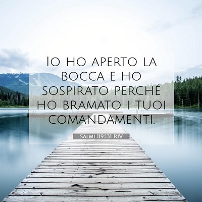 Salmi 119:131 Versetto della Bibbia Spiegato