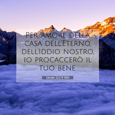 Salmi 122:9 Versetto della Bibbia Spiegato