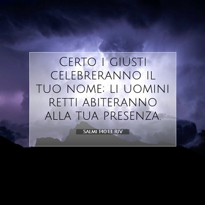 Salmi 140:13 Versetto della Bibbia Spiegato