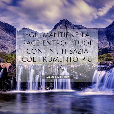 Salmi 147:14 Versetto della Bibbia Spiegato