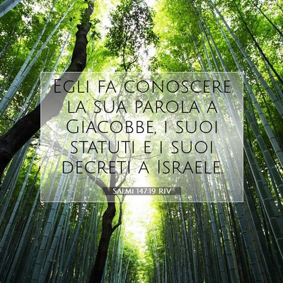 Salmi 147:19 Versetto della Bibbia Spiegato