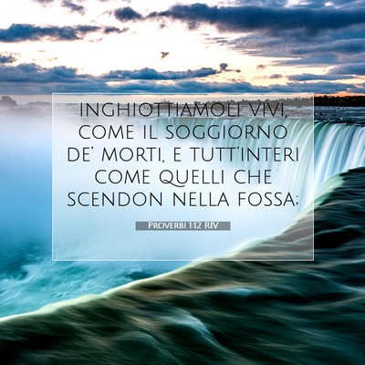 Proverbi 1:12 Versetto della Bibbia Spiegato