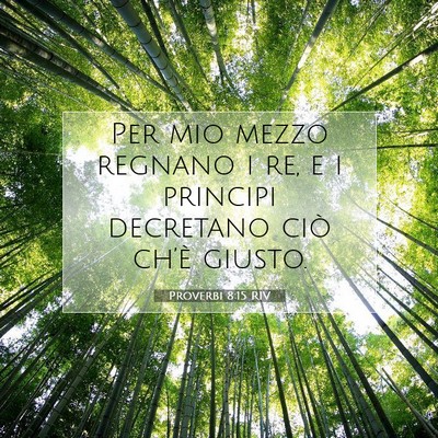 Proverbi 8:15 Versetto della Bibbia Spiegato