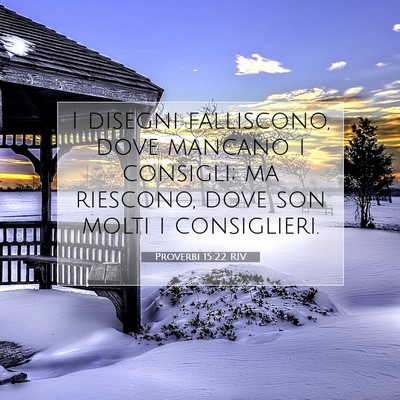 Proverbi 15:22 Versetto della Bibbia Spiegato