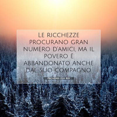 Proverbi 19:4 Versetto della Bibbia Spiegato