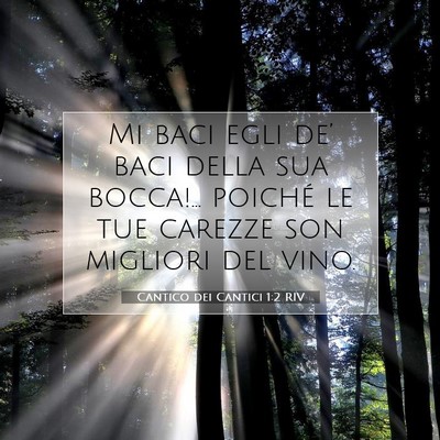 Cantico dei Cantici 1:2 Versetto della Bibbia Spiegato