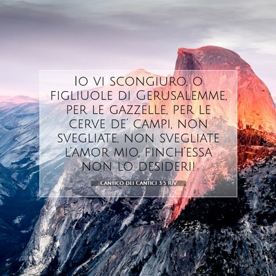 Cantico dei Cantici 3:5 RIV Immagine del Versetto della Bibbia