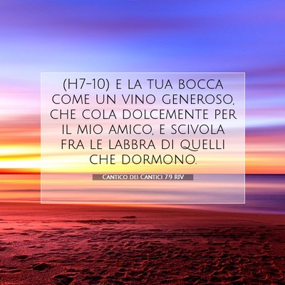 Cantico dei Cantici 7:9 RIV Immagine del Versetto della Bibbia