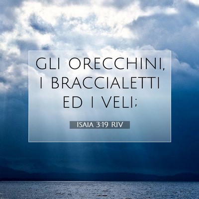 Isaia 3:19 Versetto della Bibbia Spiegato