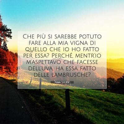 Isaia 5:4 Versetto della Bibbia Spiegato
