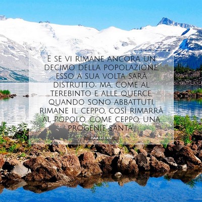 Isaia 6:13 Versetto della Bibbia Spiegato