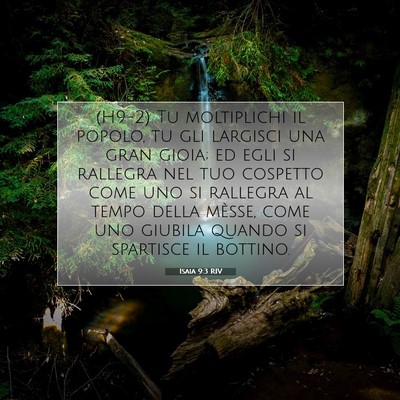 Isaia 9:3 RIV Immagine del Versetto della Bibbia