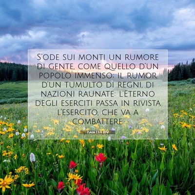 Isaia 13:4 Versetto della Bibbia Spiegato