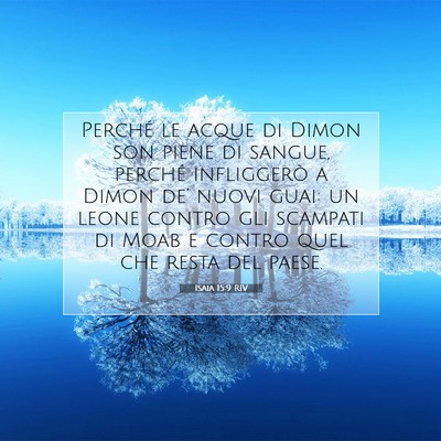Isaia 15:9 Versetto della Bibbia Spiegato