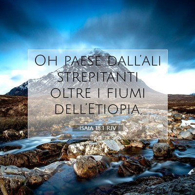 Isaia 18:1 RIV Immagine del Versetto della Bibbia