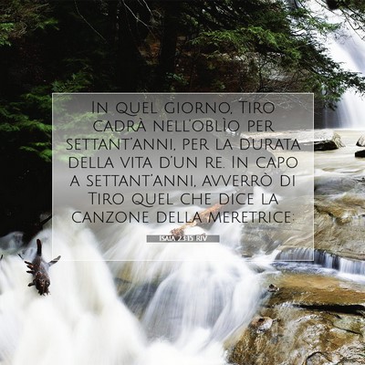 Isaia 23:15 Versetto della Bibbia Spiegato
