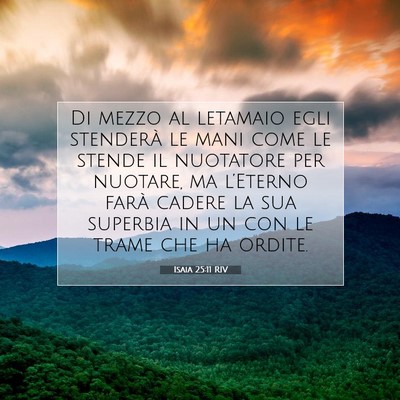 Isaia 25:11 Versetto della Bibbia Spiegato