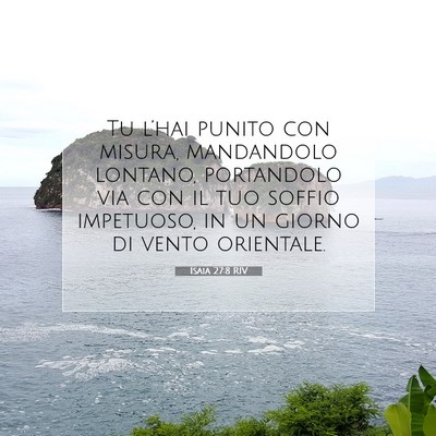 Isaia 27:8 Versetto della Bibbia Spiegato