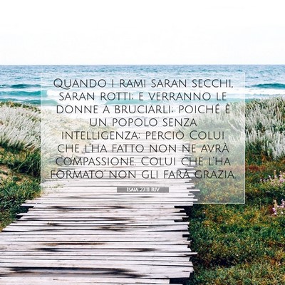 Isaia 27:11 Versetto della Bibbia Spiegato