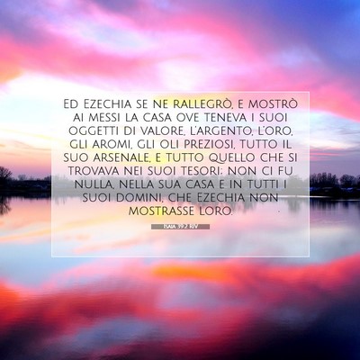 Isaia 39:2 Versetto della Bibbia Spiegato