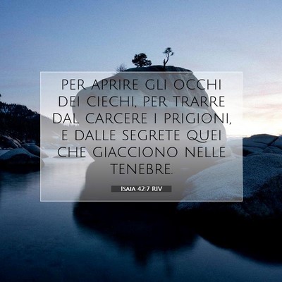 Isaia 42:7 Versetto della Bibbia Spiegato