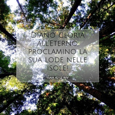 Isaia 42:12 Versetto della Bibbia Spiegato