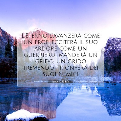 Isaia 42:13 Versetto della Bibbia Spiegato
