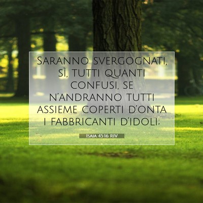 Isaia 45:16 Versetto della Bibbia Spiegato