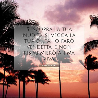 Isaia 47:3 Versetto della Bibbia Spiegato
