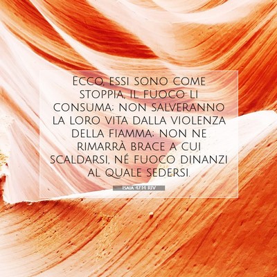 Isaia 47:14 Versetto della Bibbia Spiegato