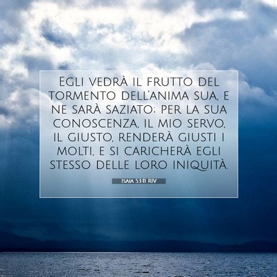Isaia 53:11 Versetto della Bibbia Spiegato