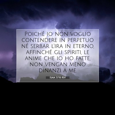 Isaia 57:16 Versetto della Bibbia Spiegato