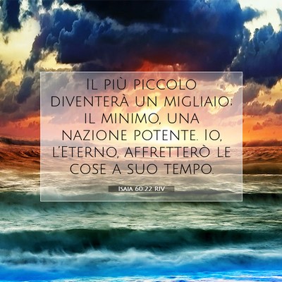 Isaia 60:22 Versetto della Bibbia Spiegato