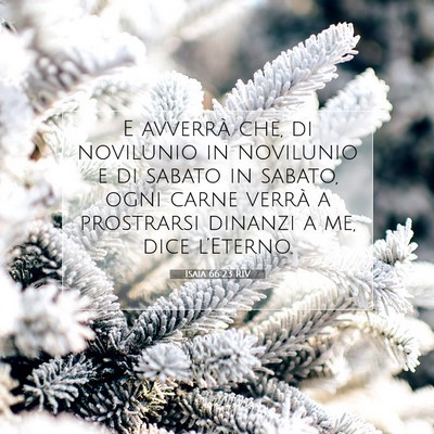 Isaia 66:23 Versetto della Bibbia Spiegato