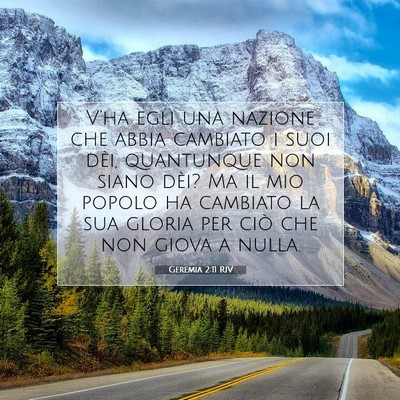 Geremia 2:11 RIV Immagine del Versetto della Bibbia