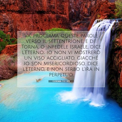 Geremia 3:12 RIV Immagine del Versetto della Bibbia