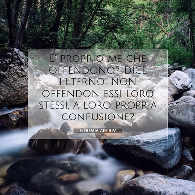 Geremia 7:19 Versetto della Bibbia Spiegato