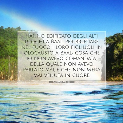 Geremia 19:5 RIV Immagine del Versetto della Bibbia
