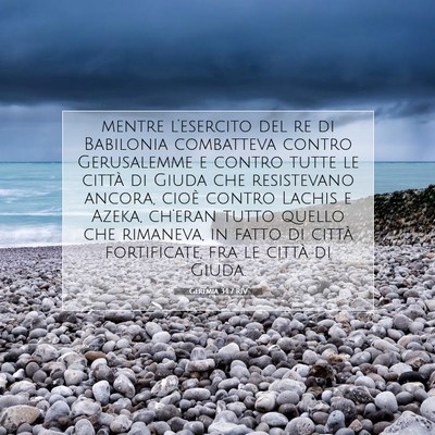 Geremia 34:7 Versetto della Bibbia Spiegato