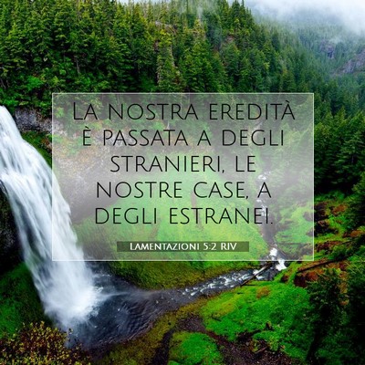 Lamentazioni 5:2 Versetto della Bibbia Spiegato