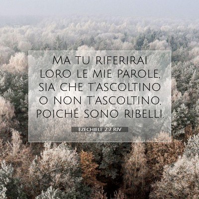 Ezechiele 2:7 Versetto della Bibbia Spiegato