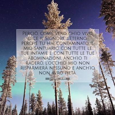 Ezechiele 5:11 Versetto della Bibbia Spiegato