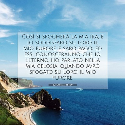 Ezechiele 5:13 Versetto della Bibbia Spiegato