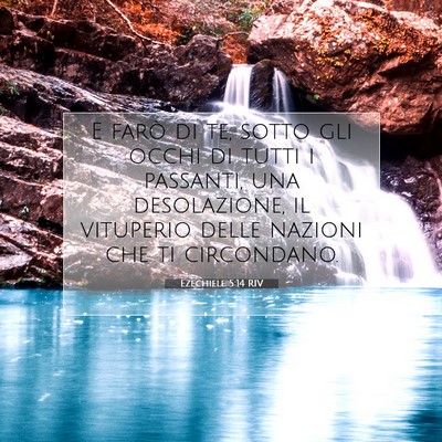 Ezechiele 5:14 Versetto della Bibbia Spiegato