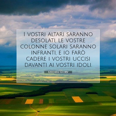 Ezechiele 6:4 Versetto della Bibbia Spiegato