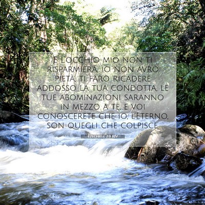 Ezechiele 7:9 RIV Immagine del Versetto della Bibbia