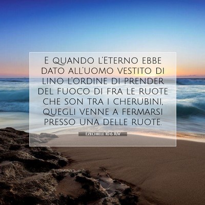 Ezechiele 10:6 Versetto della Bibbia Spiegato