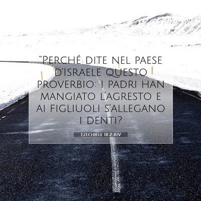 Ezechiele 18:2 Versetto della Bibbia Spiegato